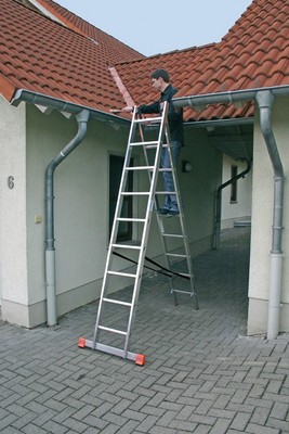 Универсальная лестница из двух частей Krause DUBILO 2 х 12 перекладин Купить в магазине Tayger