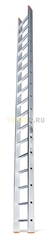 Алюминиевая приставная лестница 17 ступеней Эйфель ПЛ 82-17 Классик