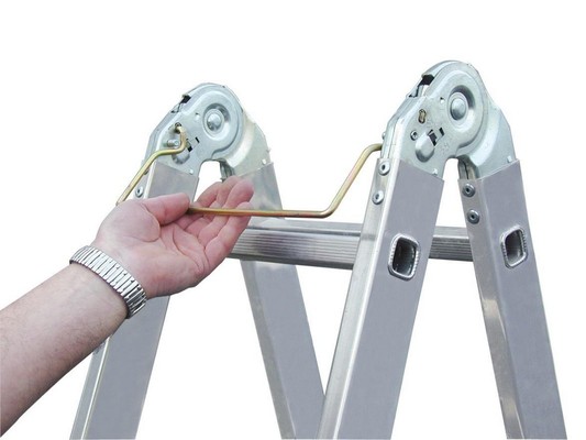 Шарнирная двусторонняя стремянка Krause TRIMATIC 2 х 8 перекладин Купить в магазине Tayger