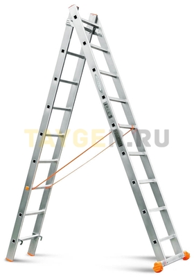 Лестница двухсекционная Эйфель Классик 2х9 ступеней