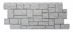 Фасадные панели (Цокольный Сайдинг) Nordside (Нордсайд) Северный Камень Белый